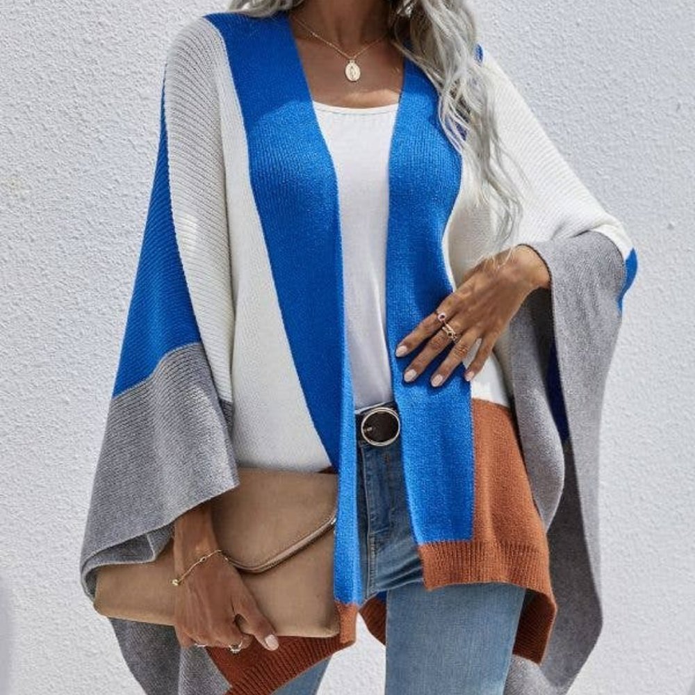 Color Block Cardigan